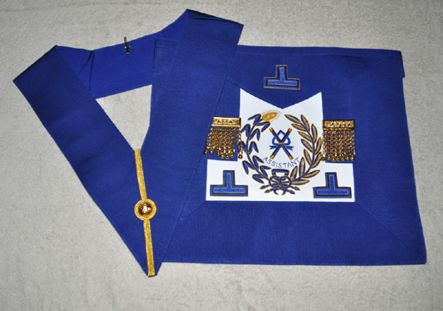 Grand Officers Undress Embroidered Apron & Collar (image for) Grand Officers Undress Embroidered Apron & Collar